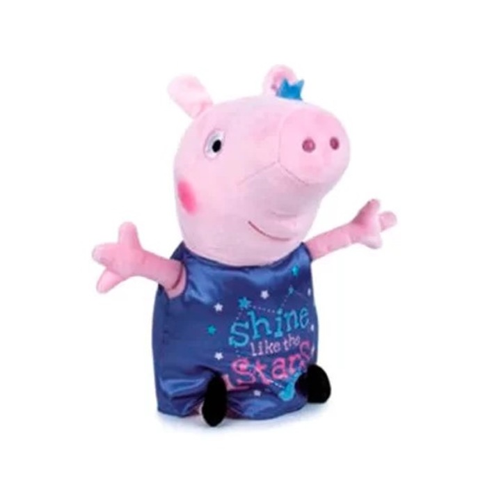 Plüss játék, Peppa Pig, Unikornisok és Csillagok - Ragyog, mint a csillag, többszínű, 20 cm