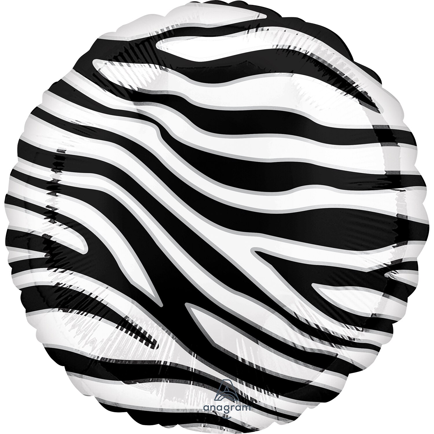 Balon Folie Print Zebra, Multicolor, 45 cm