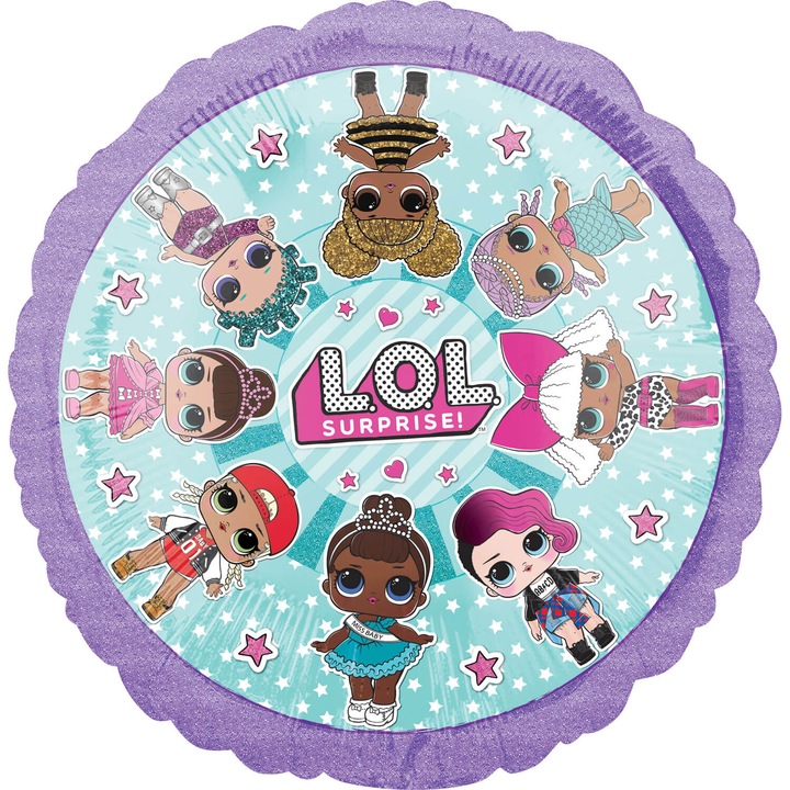 Balon Folie LOL Surprise 43cm, AMS 38445
