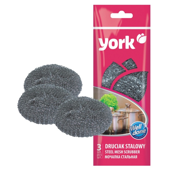 York acél dörzsi 3db