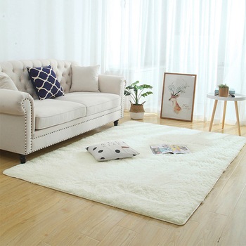 Covor Shaggy 50x70 poliester alb Covor Shaggy 50x70 poliester alb