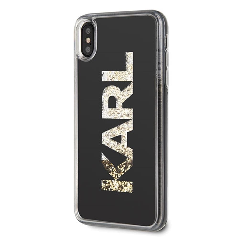 Husa de protectie Karl Lagerfeld pentru Apple iPhone XS Max, Poliuretan termoplastic, Negru, 4061