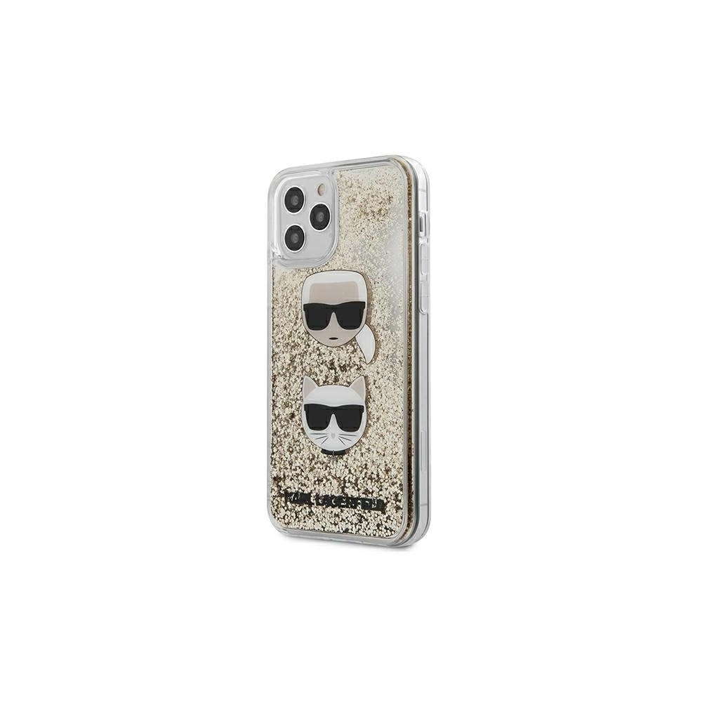 Husa de protectie Karl Lagerfeld pentru Apple iPhone 12 Mini, Poliuretan termoplastic, Transparent