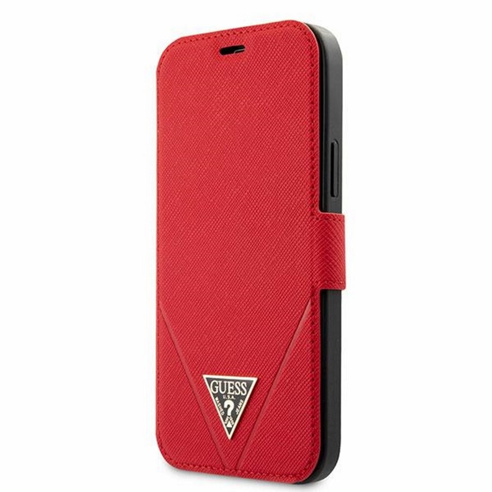 Husa de protectie Guess pentru Apple iPhone 12, Poliuretan termoplastic, Rosu
