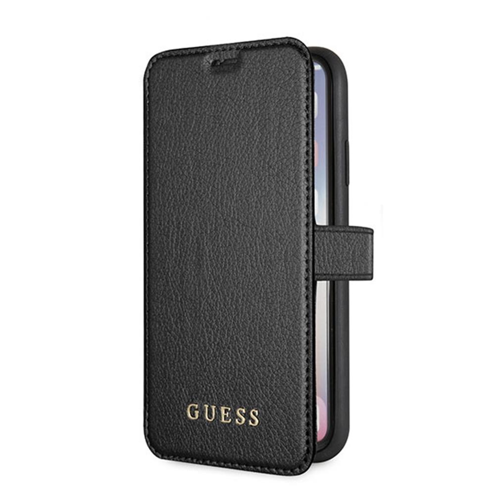 Husa de protectie Guess pentru Apple iPhone X, Poliuretan termoplastic, Negru
