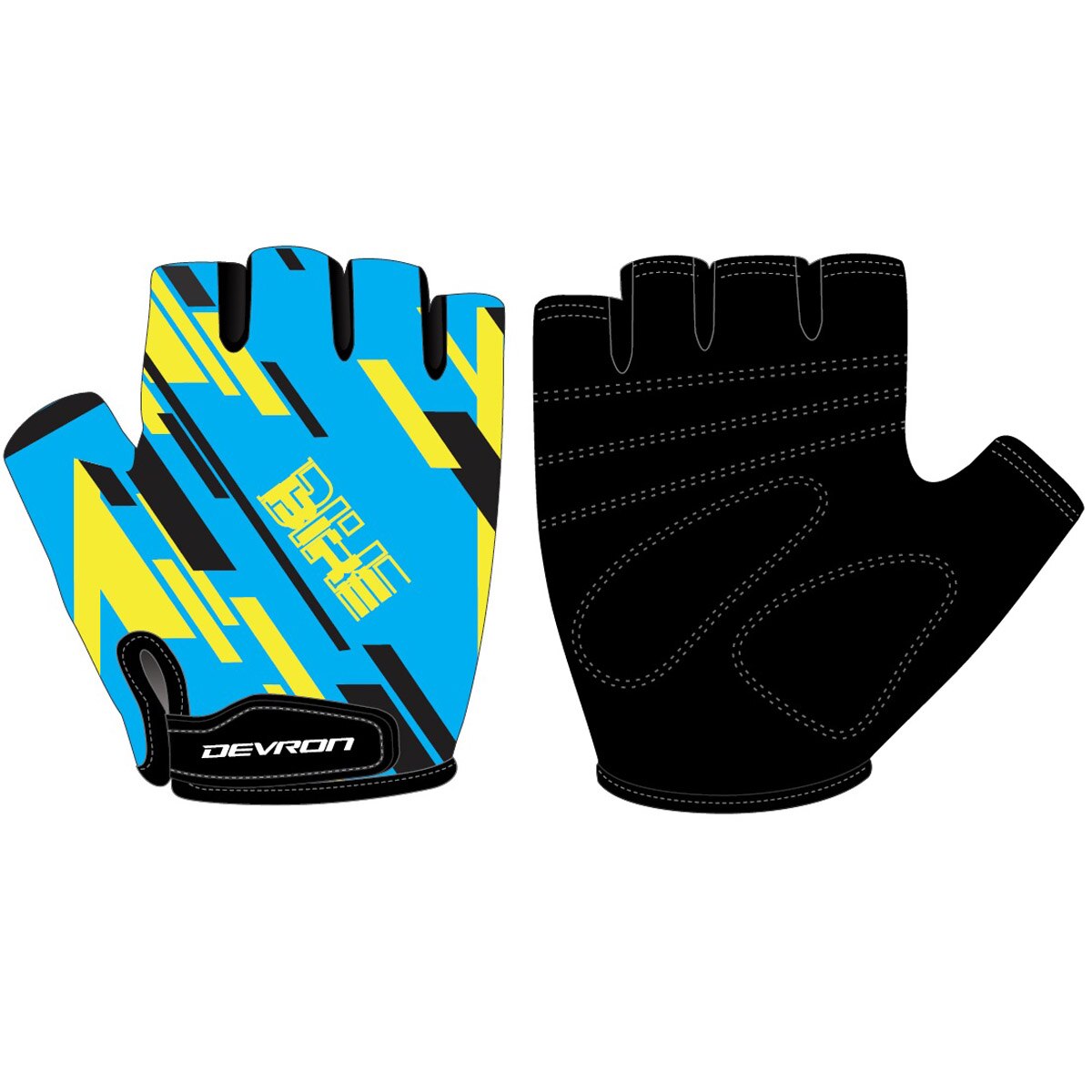 Manusi Ciclism Devron 8202 Bike - L, Negru-Rosu