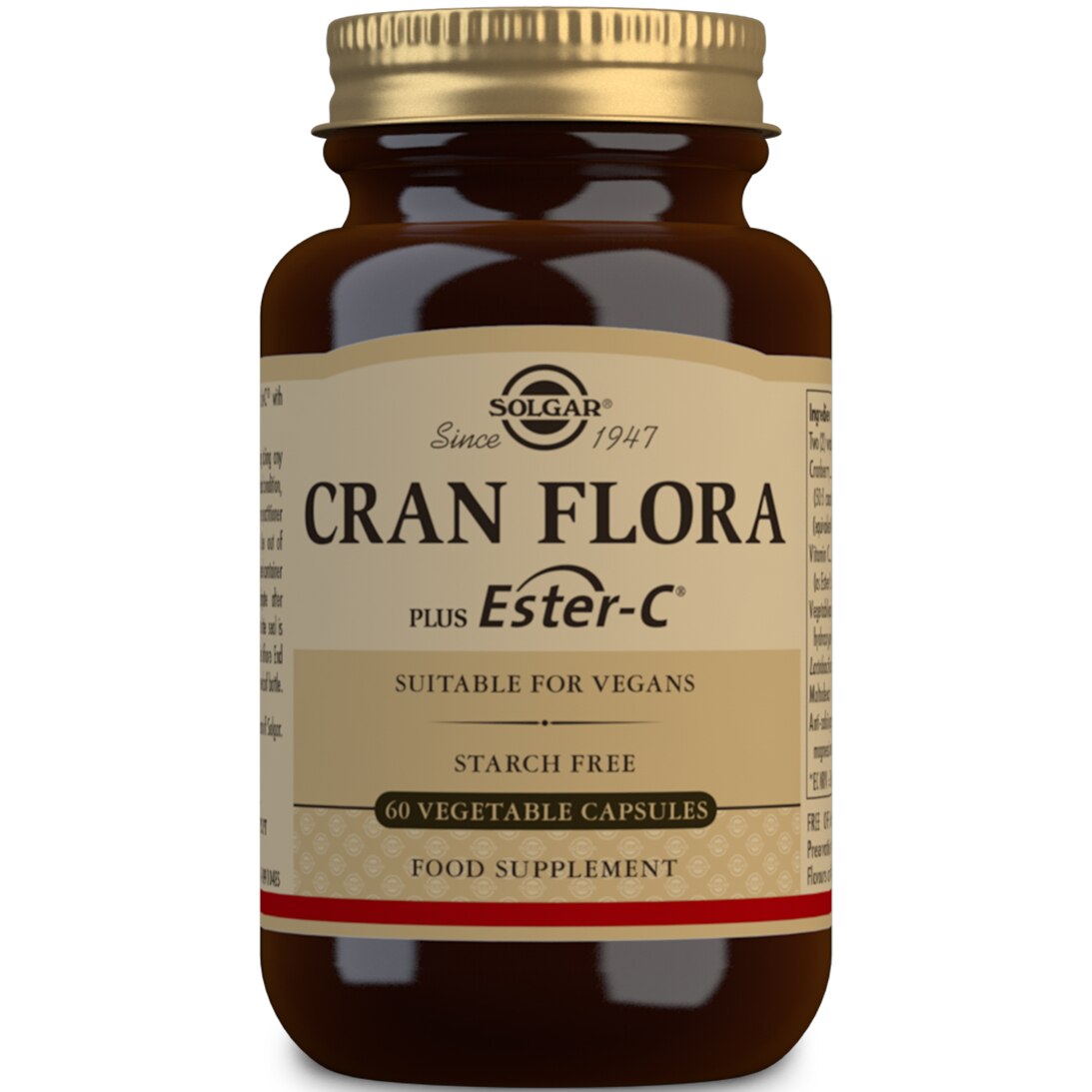Supliment alimentar Cran Flora Solgar, 60 capsule