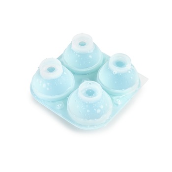 Forma sfere gheata XL Ibili-Tapones, silicon, 12x12x6.5 cm, turcoaz Forma sfere gheata XL Ibili-Tapones, silicon, 12x12x6.5 cm, turcoaz