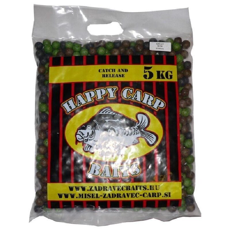 Happy Carp Meat Mix 20MM/5KG Pentru Momit