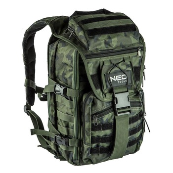 Ghiozdan/rucsac tactic, 22 buzunare, model Survival, camuflaj, NEO Ghiozdan/rucsac tactic, 22 buzunare, model Survival, camuflaj, NEO