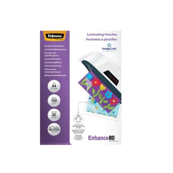 Pachet 100 Folii laminare A4 ,80mic Pachet 100 Folii laminare A4 ,80mic