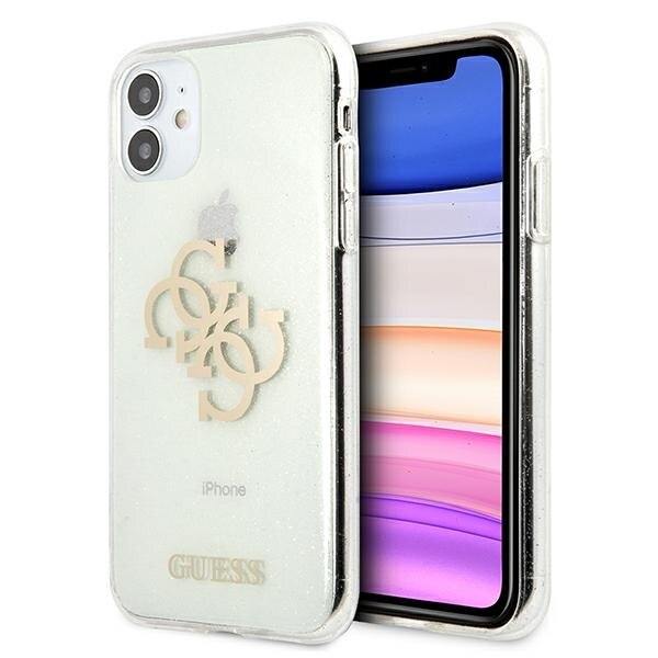 Husa pentru iPhone 11 Guess Glitter 4G Big Logo