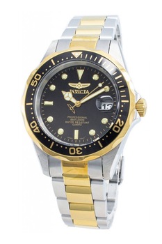 Invicta, Ceas de otel inoxidabil bicolor, Argintiu/Auriu Invicta, Ceas de otel inoxidabil bicolor, Argintiu/Auriu