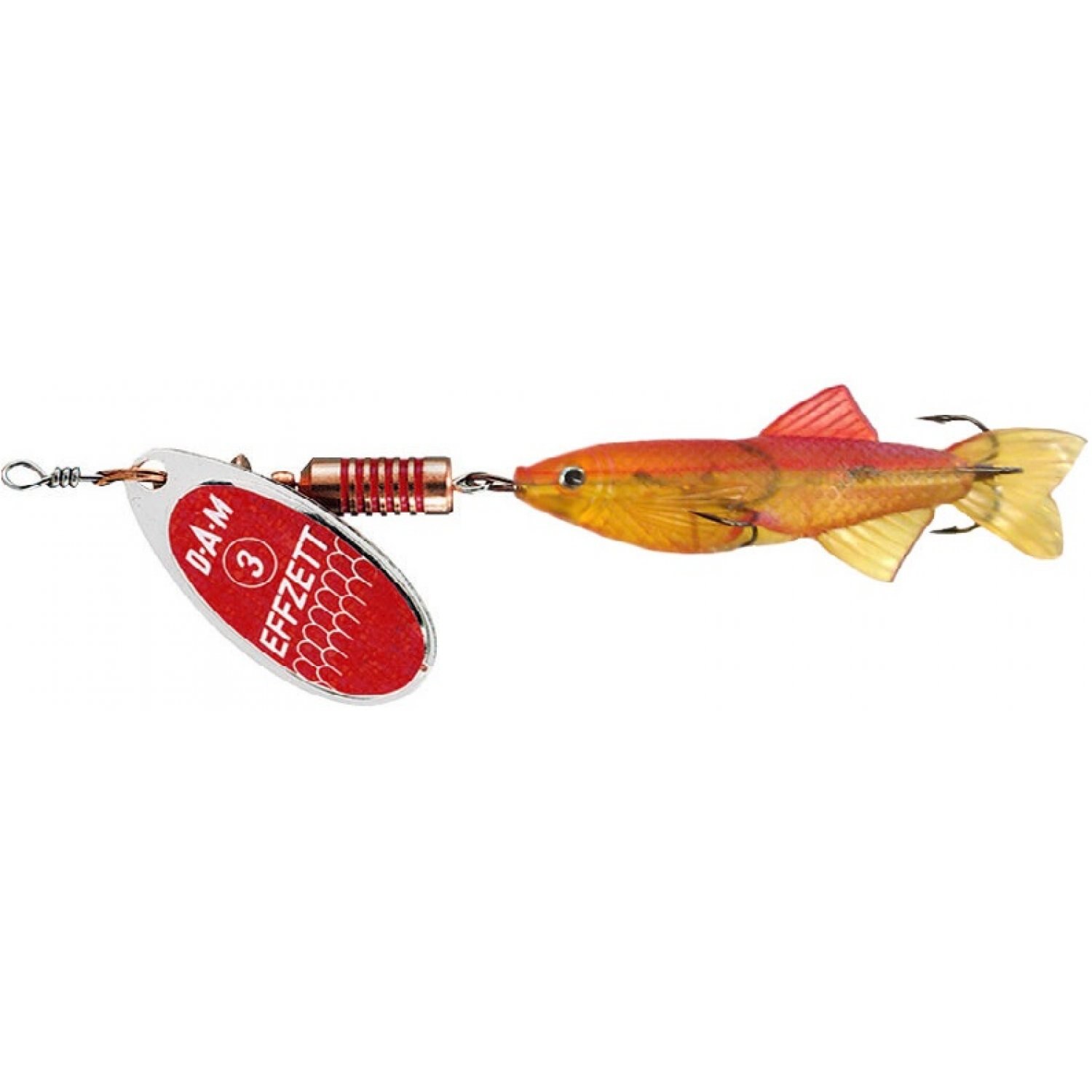 D.A.M EFFZETT MINNOW 13GR RED/GLITTER - RED GLITTER