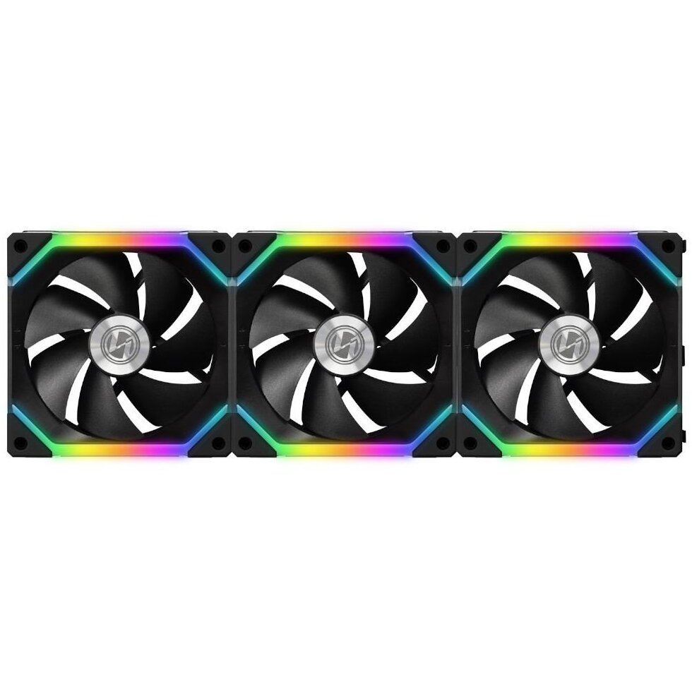 Lian Li shops UNI Fan SL120 V2 RGB Black Triple Pack with Controller (H2)