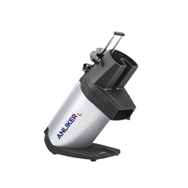 Feliator profesional pentru legume Anliker L, Brunner Anliker, potrivit pentru industria HoReCa, 50 optiuni de taiere, Capacitate 220 kg/h, 260 W, Inox