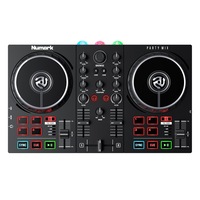 Consola de DJ Numark Party Mix MK2, 2 canale, Joguri sensibile la atingere 152mm, Mod Scratch, Sync, Loop, Joc de lumini incorporat, 8 Pad-uri RGB, Iesire Jack 3.5mm, Iesire casti, soft Serato DJ Lite inclus