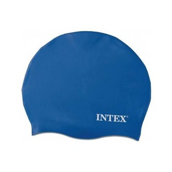 Casca din silicon pentru inot Intex, albastra Casca din silicon pentru inot Intex, albastra