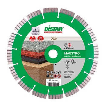 Disc diamantat Maestro H12 125mm 1A1RSS/C3-W 125x2,2/1,3x22,23 Granit, bazalt, caramida klinker Disc diamantat Maestro H12 125mm 1A1RSS/C3-W 125x2,2/1,3x22,23 Granit, bazalt, caramida klinker