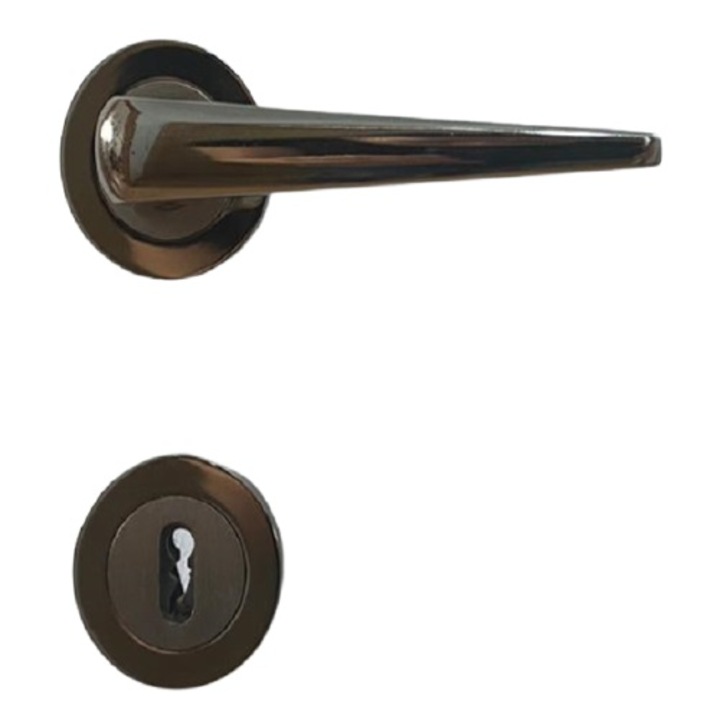 Maner usa de interior, Yuksel, Roma Nikel Saten, Aluminiu, 54x54x130mm