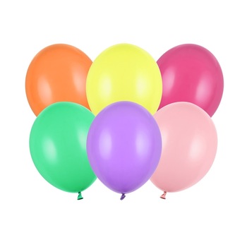 Set 50 baloane pastel mix, Multicolor, 30 cm Set 50 baloane pastel mix, Multicolor, 30 cm