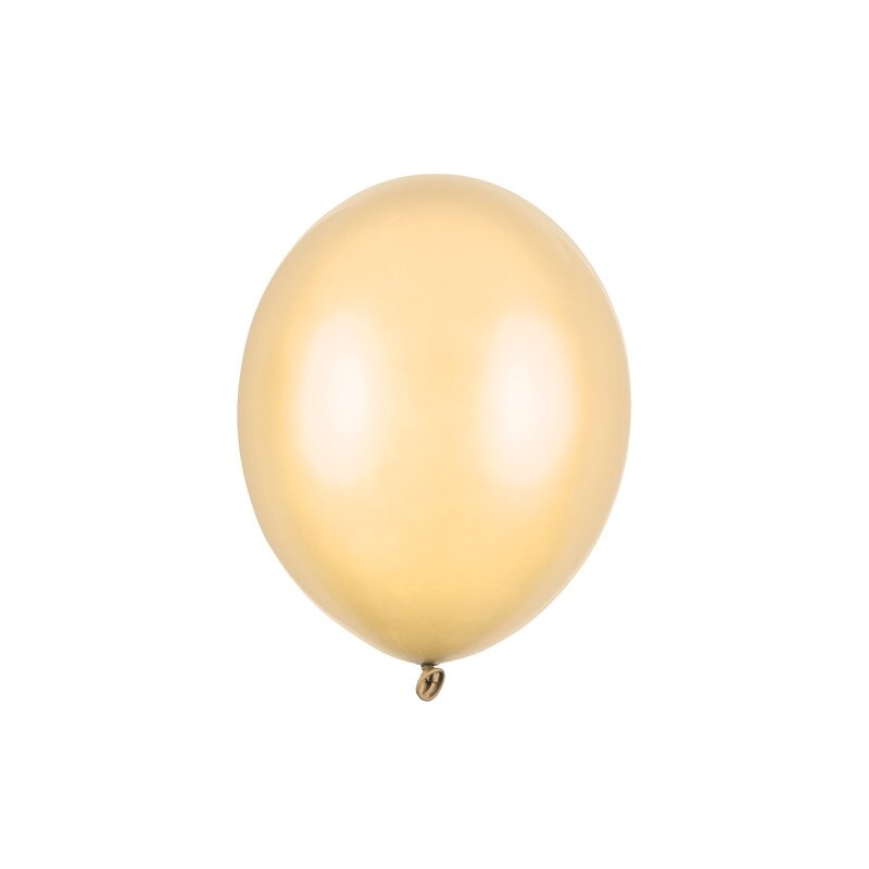 Set 10 Baloane Metalizate, Portocaliu, 30 cm