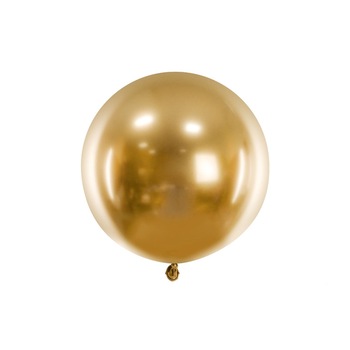 Balon Jumbo Latex, Glossy, Auriu, 60 cm Balon Jumbo Latex, Glossy, Auriu, 60 cm