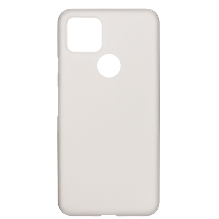 Кейс 0.3mm SILKASE за Google Pixel 4a 5G, тънък, цвят бял/прозрачен, матова пластмаса