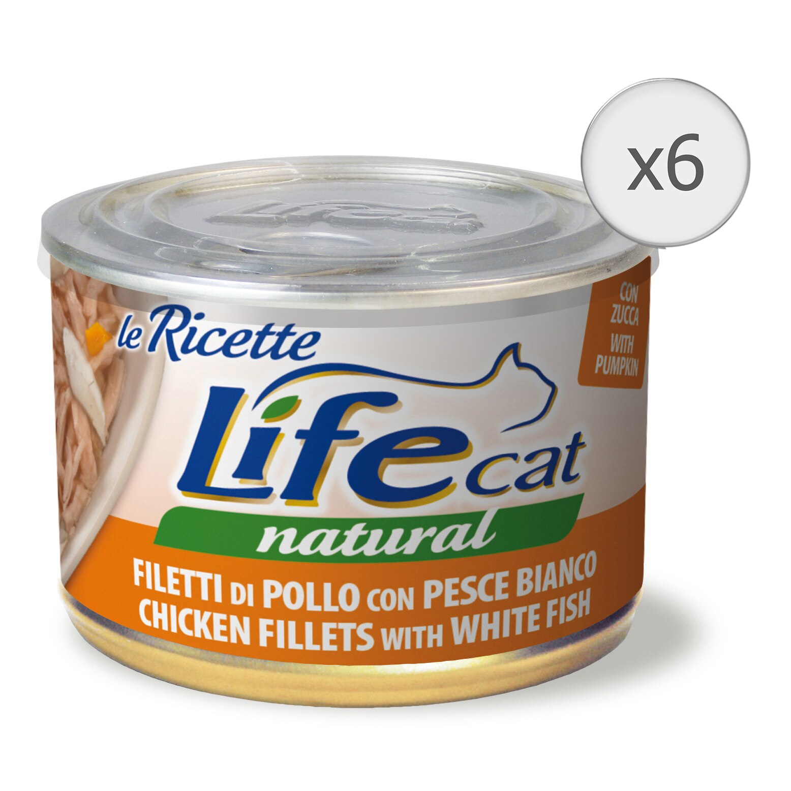 Hrana umeda pentru pisici Life Pui si Dorada, 6 x 85 g