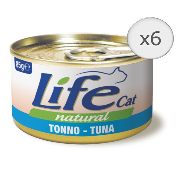 Hrana umeda pentru pisici Life Ton, 6 x 85 g