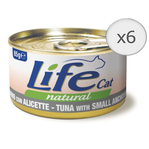 Hrana umeda pentru pisici Life Ton si Ansoa, 6 x 85 g