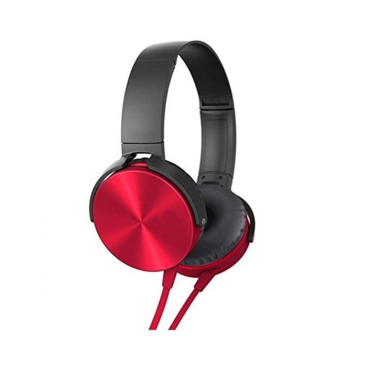 KlaussTech vezetékes audio fejhallgató, ergonomikus kialakítás, univerzális kompatibilitás, MP3 lejátszó, FM, mikrofon, tiszta és erőteljes hangzás, extra basszus, könnyű súly, hangerőszabályzó, könnyen használható, fekete/piros