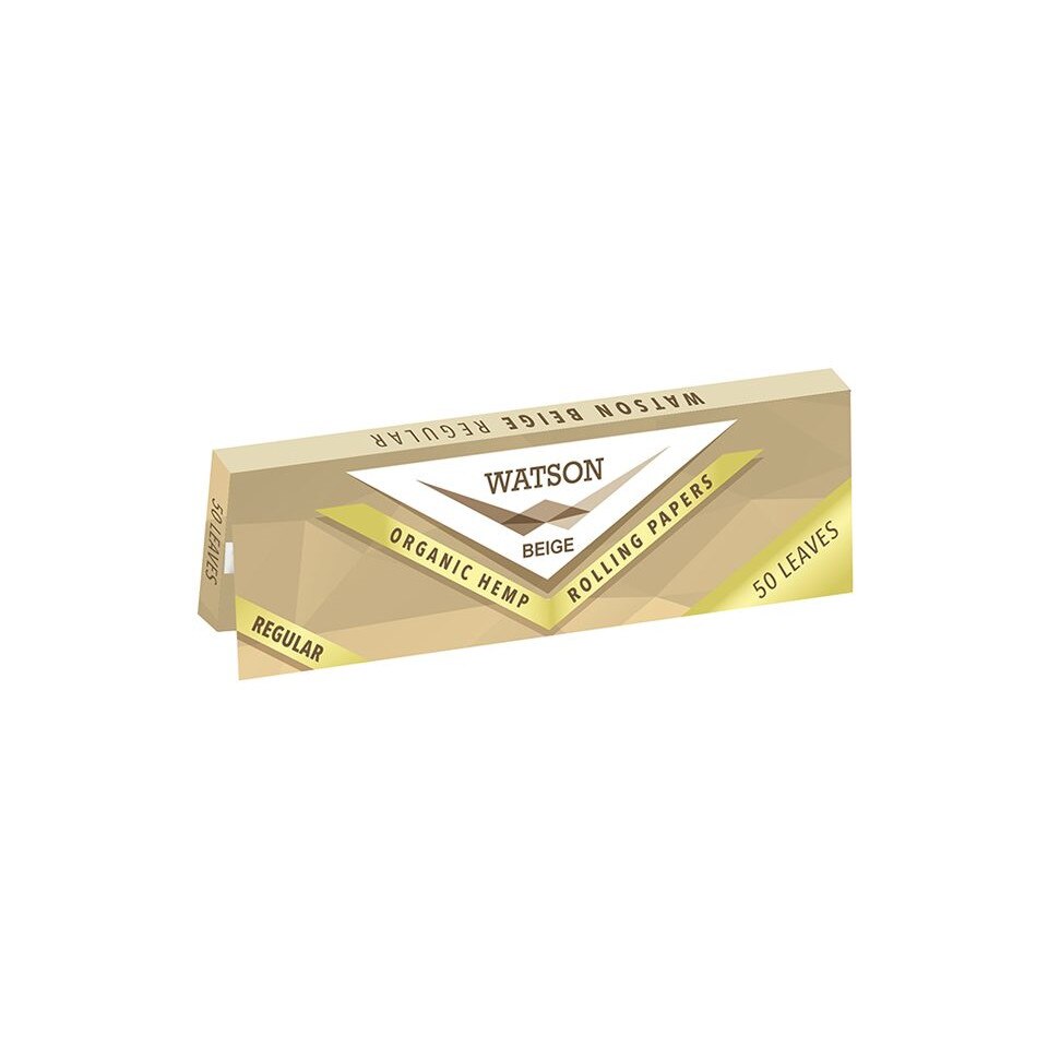 Foite Rulat Tutun Watson Beige Organic Hemp 70mm