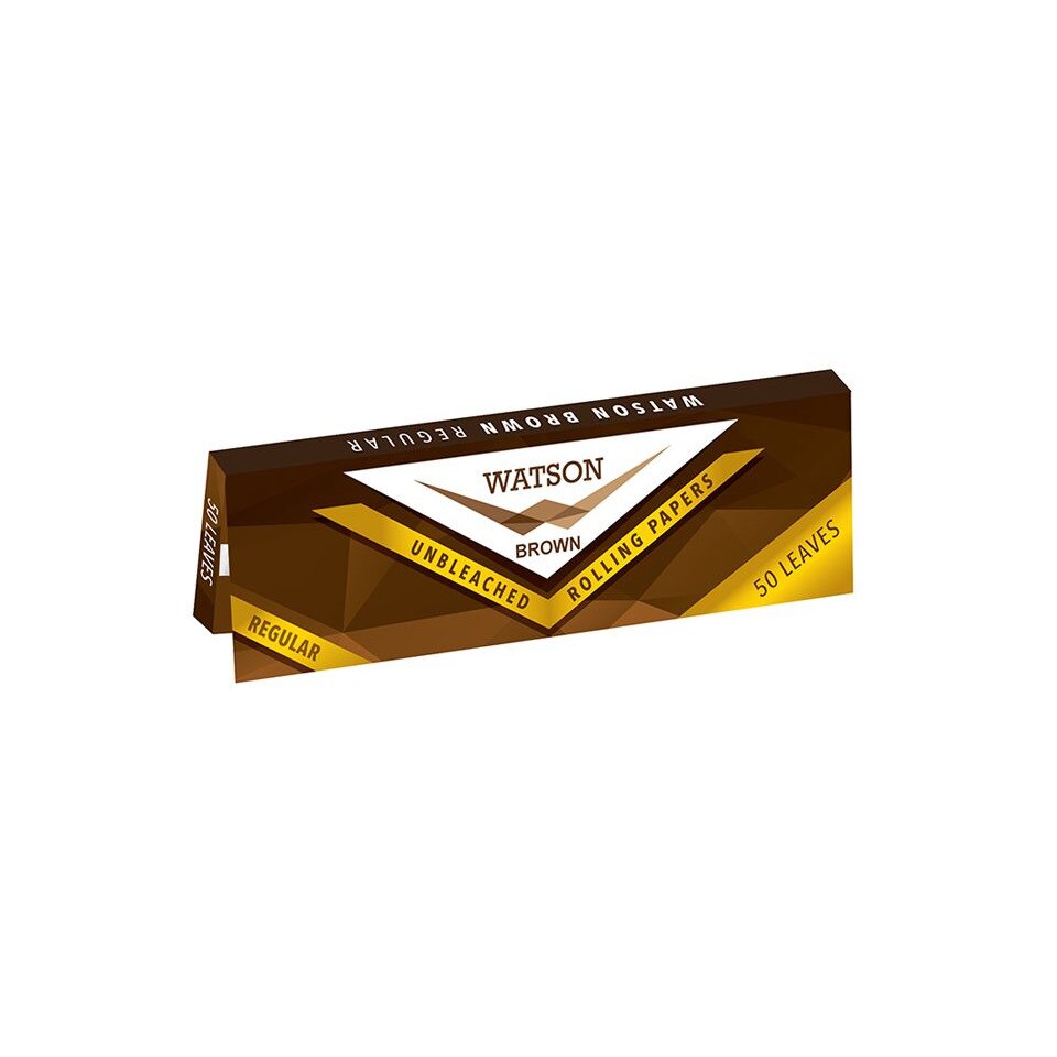 Foite Rulat Tutun Watson Brown Unbleached 70mm