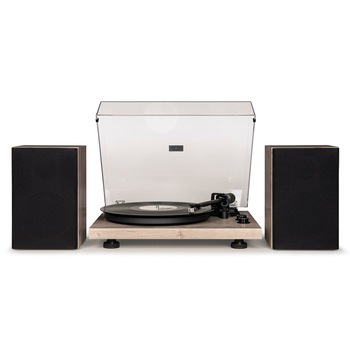 Pick-Up Hi-Fi Vintage Crosley C62 cu Boxe Externe, Bluetooth, Capac de protectie, Brat aluminiu, Anti Skate, Lemn Stejar Gri Pick-Up Hi-Fi Vintage Crosley C62 cu Boxe Externe, Bluetooth, Capac de protectie, Brat aluminiu, Anti Skate, Lemn Stejar Gri