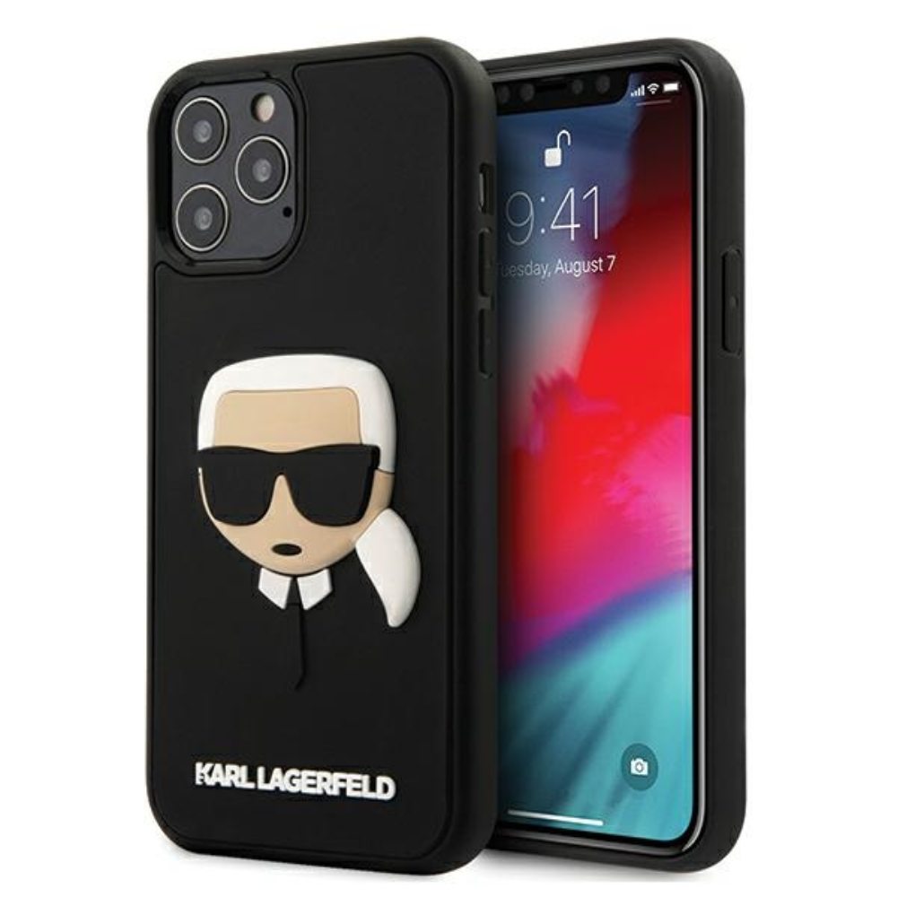 Husa de protectie Karl Lagerfeld pentru Samsung Galaxy S21, Piele ecologica, Negru