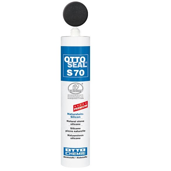 Chit de rost graphite negru pentru piatra Otto C1391, 310 ml