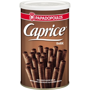 Rulouri de napolitana cu crema de ciocolata neagra Caprice, 115g