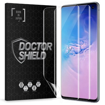 Folie Silicon Dr.Shield, Compatibil Samsung Galaxy S10, Nano Repair, Protectie Profesionala Ecran, Full Cover, 1 +1 Rezerva Folie Silicon Dr.Shield, Compatibil Samsung Galaxy S10, Nano Repair, Protectie Profesionala Ecran, Full Cover, 1 +1 Rezerva