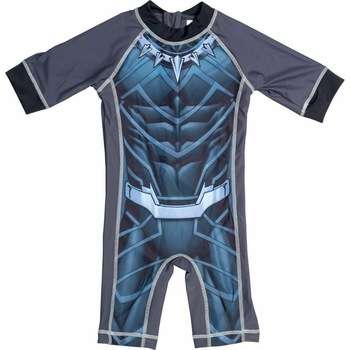 Costum de baie cu maneci scurte si fermoar Avengers 8325, Gri Costum de baie cu maneci scurte si fermoar Avengers 8325, Gri