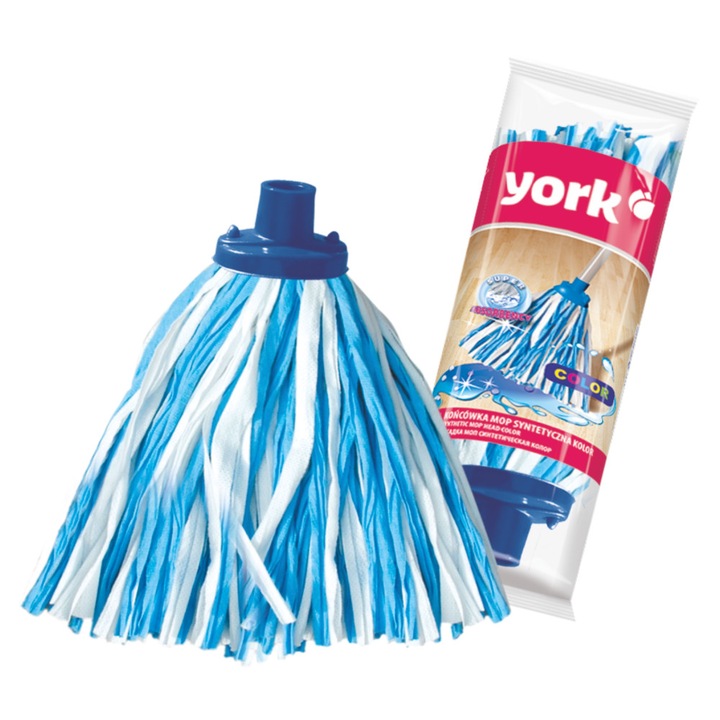 York Mop fej szintetikus 120g 8,0x30cm Color