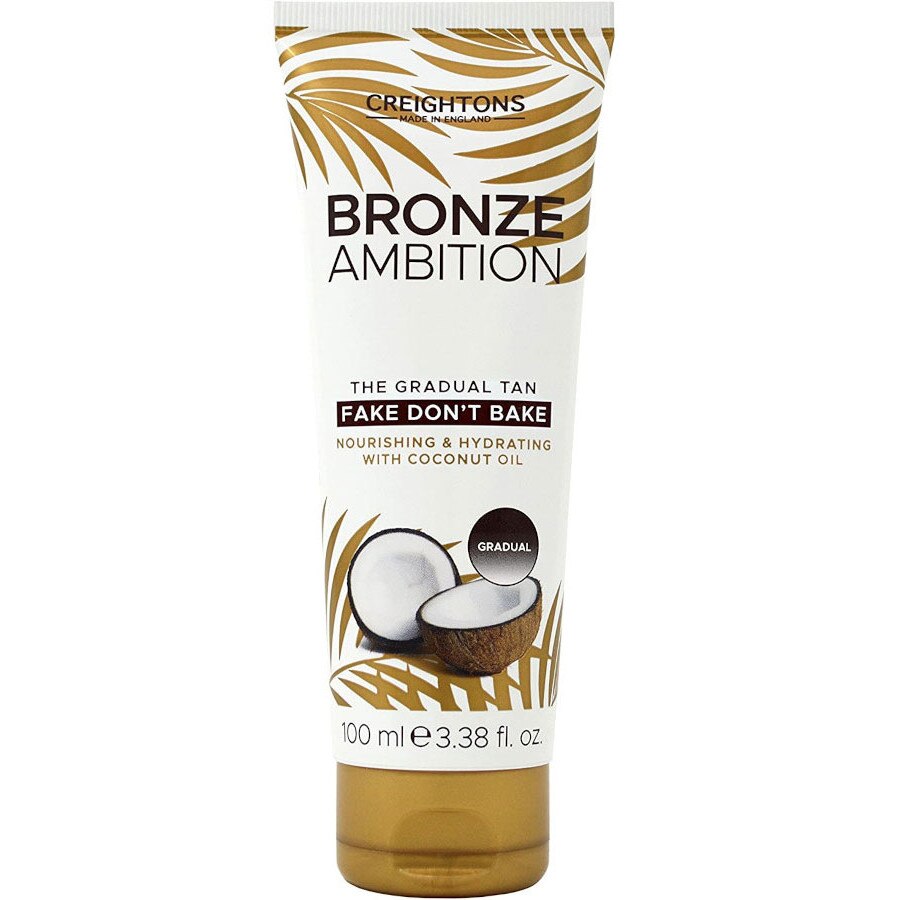Crema Autobronzanta Pentru Bronzare Graduala CREIGHTONS Bronze Ambition Fake Don't Bake cu Ulei de Cocos, 100 ml