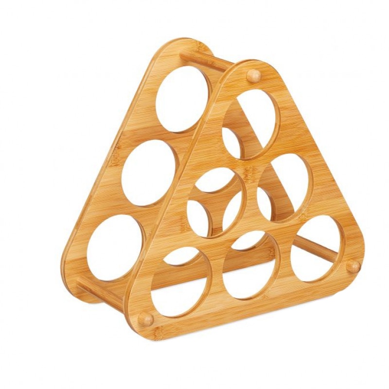 Suport din Bambus pentru Sticle de Vin, 31 x 34.5 cm