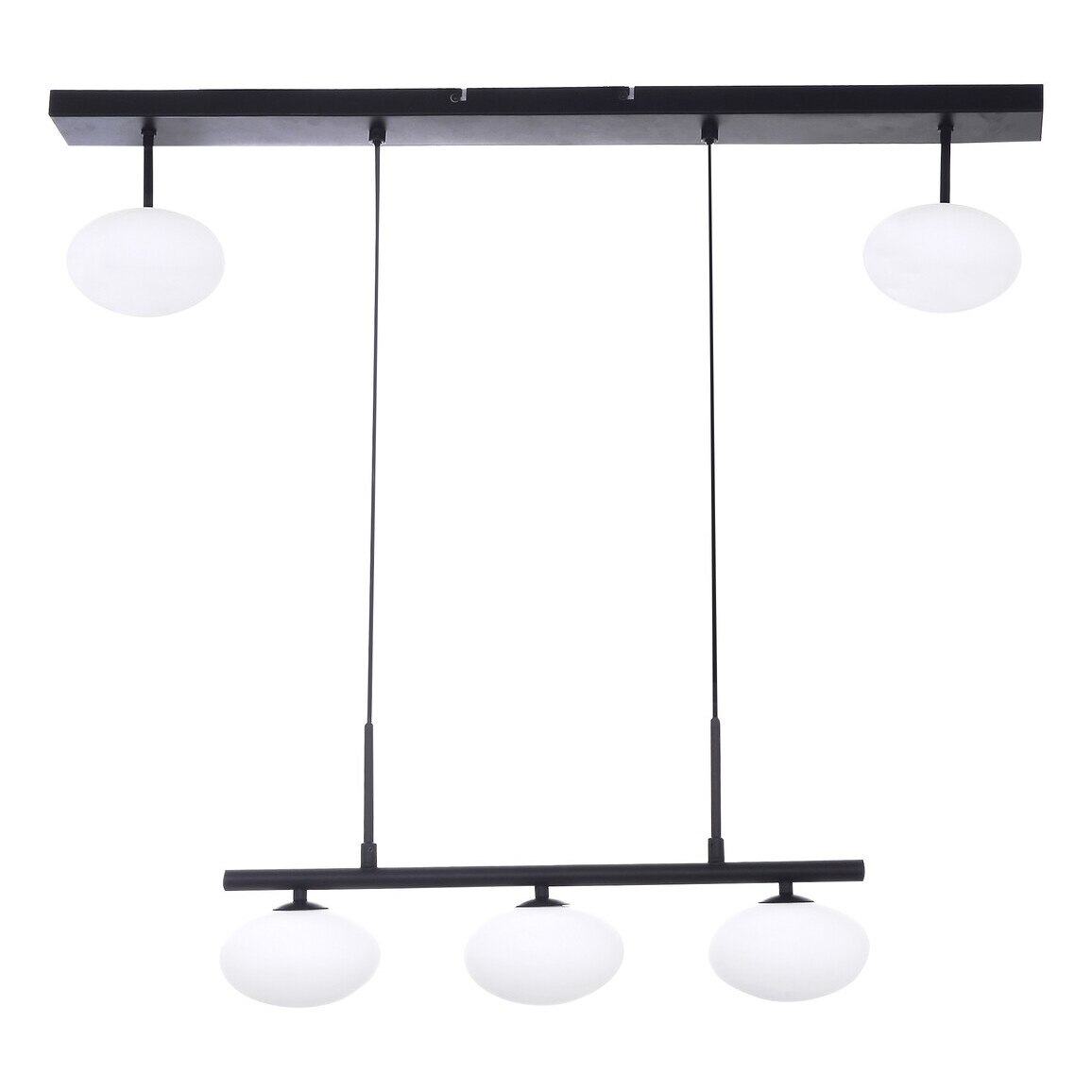 Pendul Calista Metal/Sticla 5xG9, max 28W, – Stil Industrial