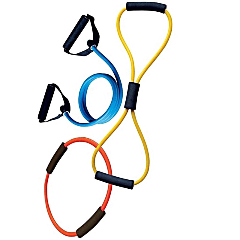 Set 3 piese ntrenament fitness pentru tonifiere, AliamarS-6001,130 cm