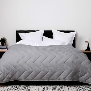 Pilota Bambus Iarna Gri 200x220, PUCIOASA, pentru 2 persoane, PBIDGRI200 Pilota Bambus Iarna Gri 200x220, PUCIOASA, pentru 2 persoane, PBIDGRI200