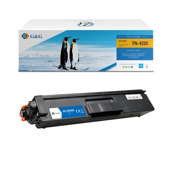 Cartus Toner G&G compatibil cu Brother HL-L8360CDW, TN423C, 4000 pag, cyan Cartus Toner G&G compatibil cu Brother HL-L8360CDW, TN423C, 4000 pag, cyan