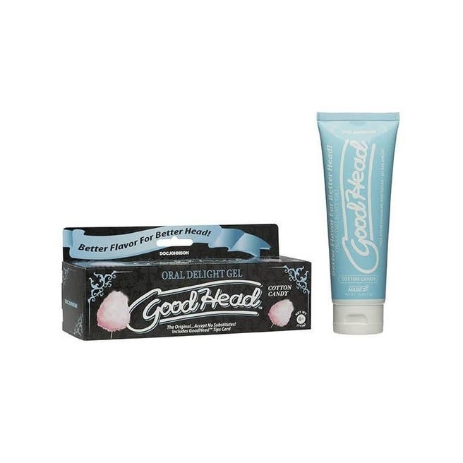 Gel pentru sex oral, GoodHead Oral Delight, aroma Cotton Candy, 113 g