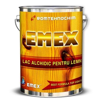 Lac Alchidic lucios pentru Lemn “EMEX”, Transparent, Bidon 3 KG Lac Alchidic lucios pentru Lemn “EMEX”, Transparent, Bidon 3 KG