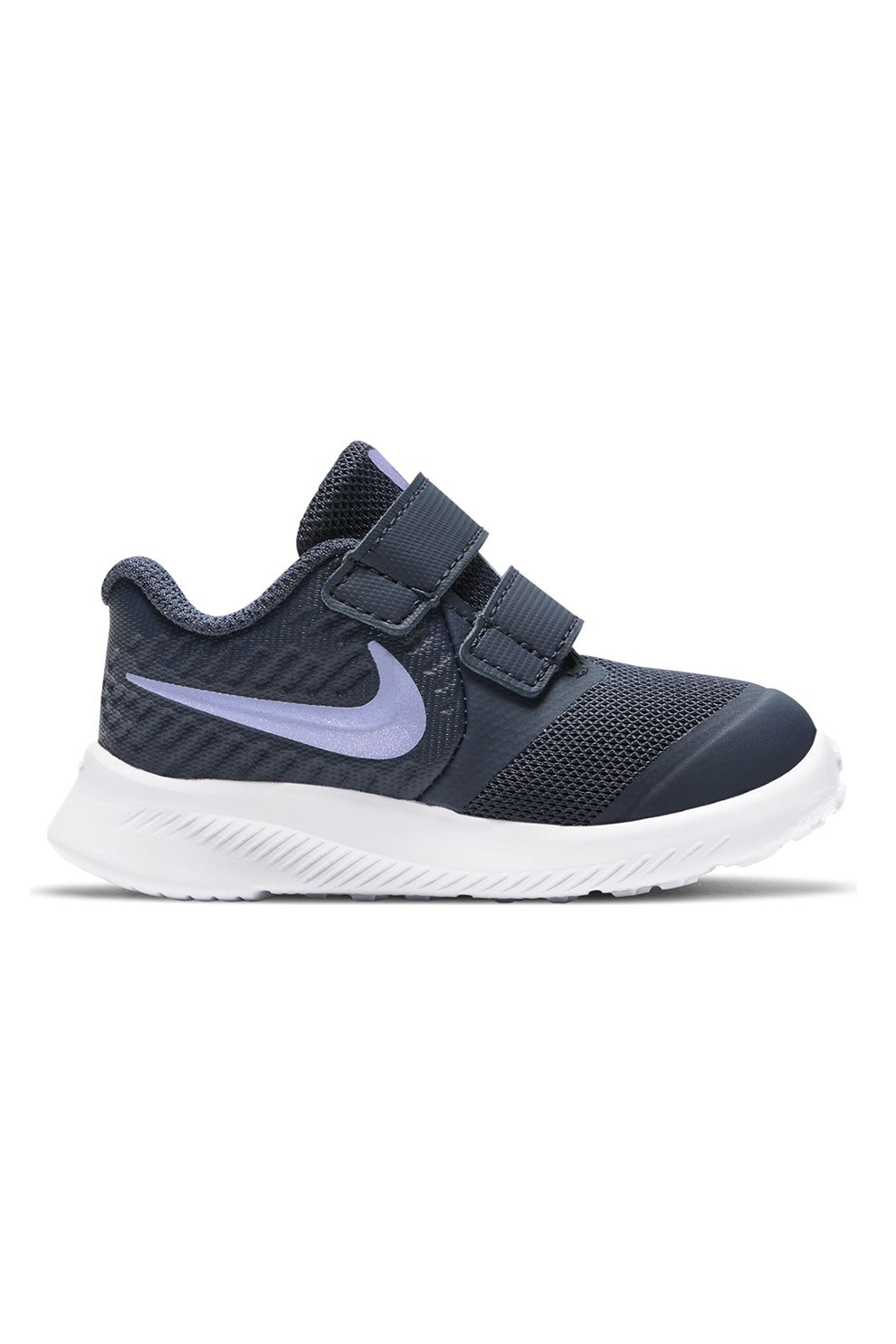 Nike, Pantofi sport copii, cu inchidere velcro, Star Runner 2, Negru